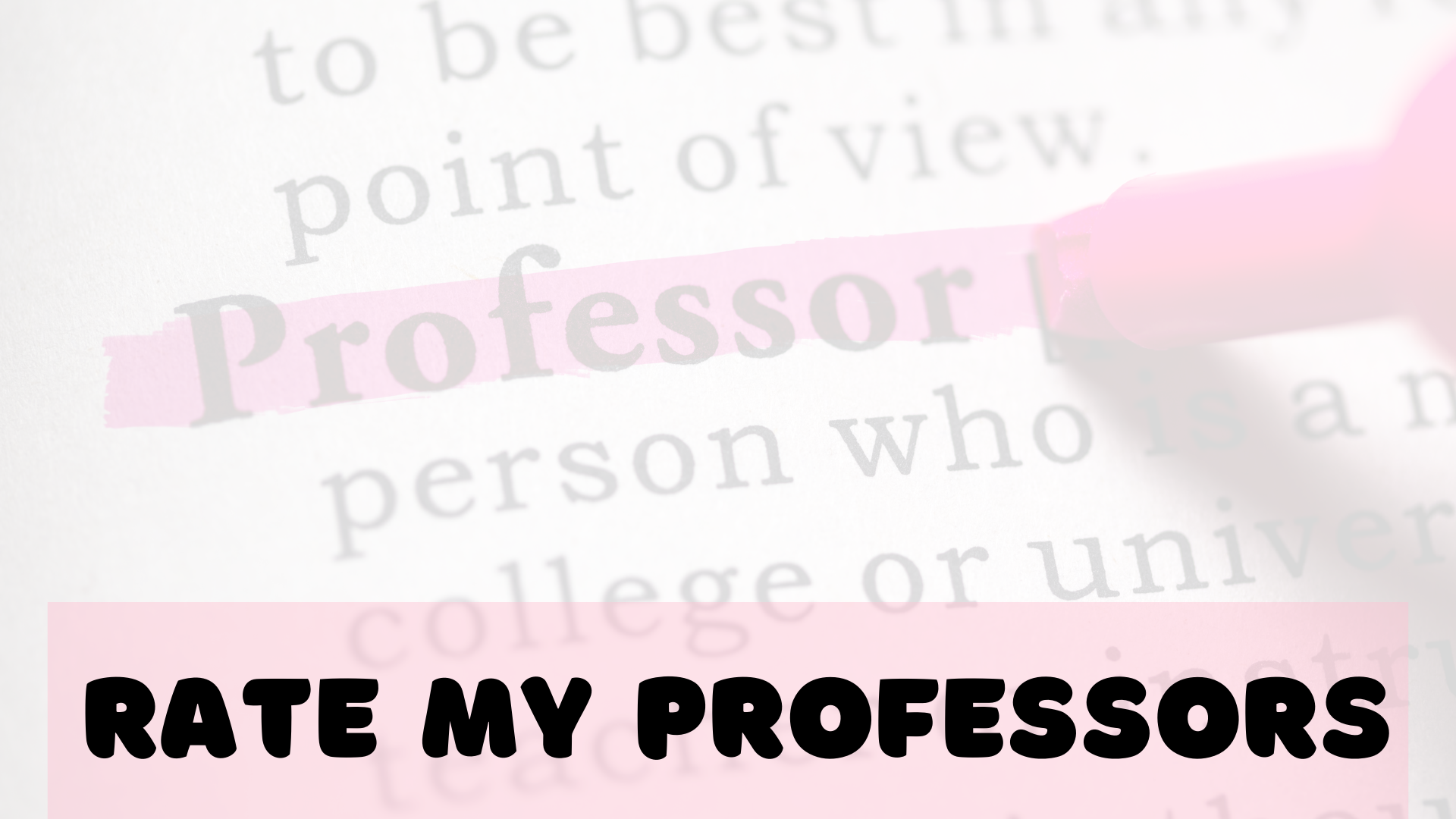 Rate My Professor