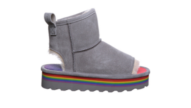 Womens Gray Boots