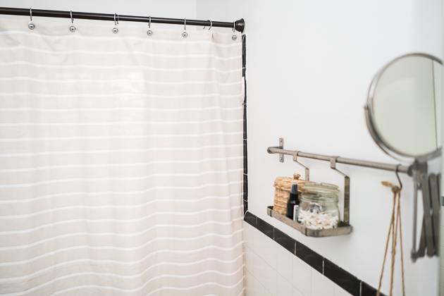 The Shower Curtain Rod Solution to Your Bathroom Woes