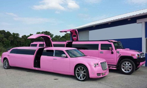 Pink Limousine Hire